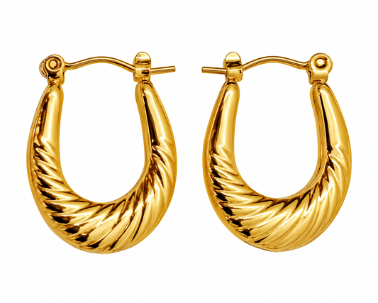Radiant Swirl Hoops