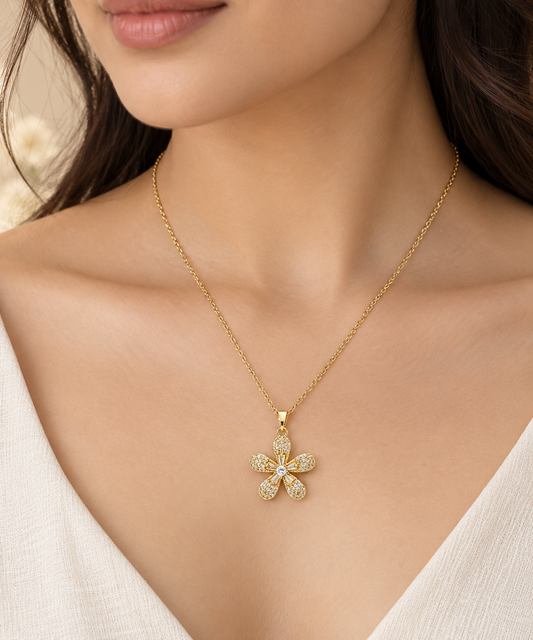 Fleurisia Bloom Pendant Necklace