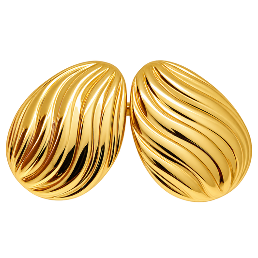 Golden Wave Earrings