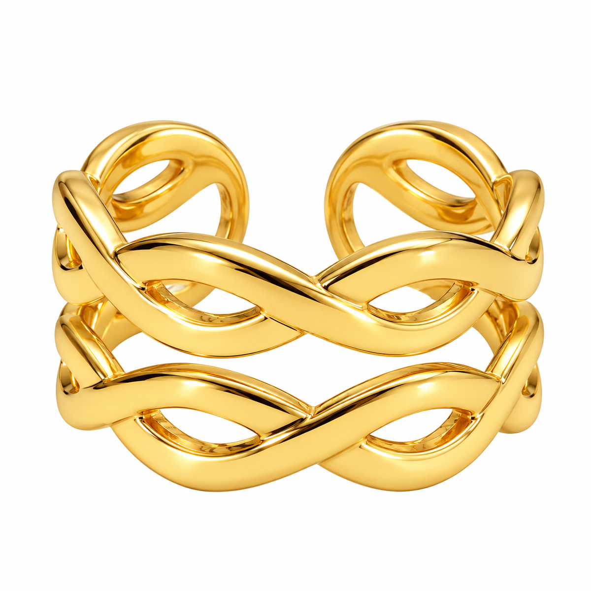 Infinea - Twist Open Ring