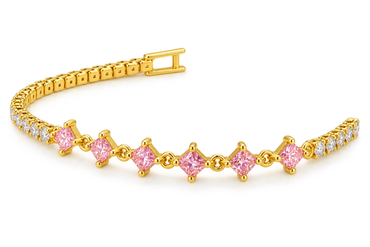 Red Radiance Chain Bracelet