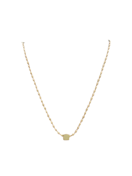 Golden Dot Charm Necklace