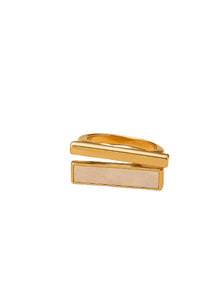 Ivory Line Ring