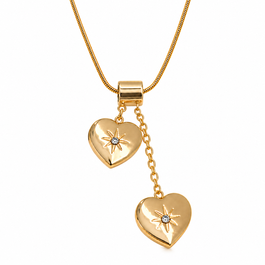 Twin Hearts Pendant