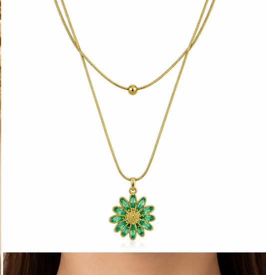 Meadow Bloom Layered Necklace