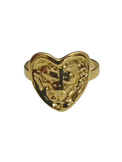 Heartfelt Glow Open Ring