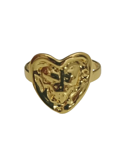 Heartfelt Glow Open Ring