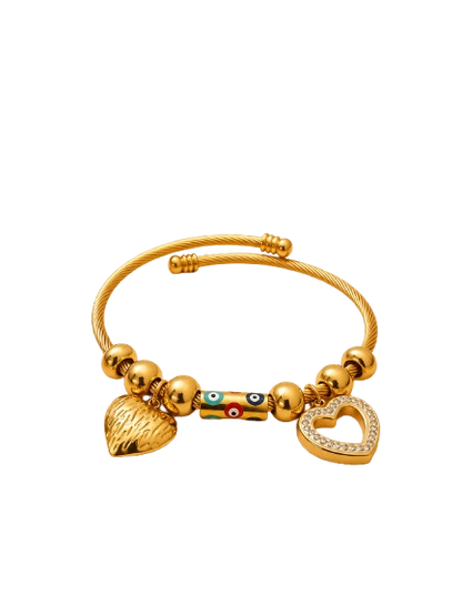 Amorelle Gold Charm Bracelet