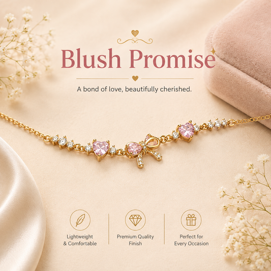 Blush Promise Chain Bracelet