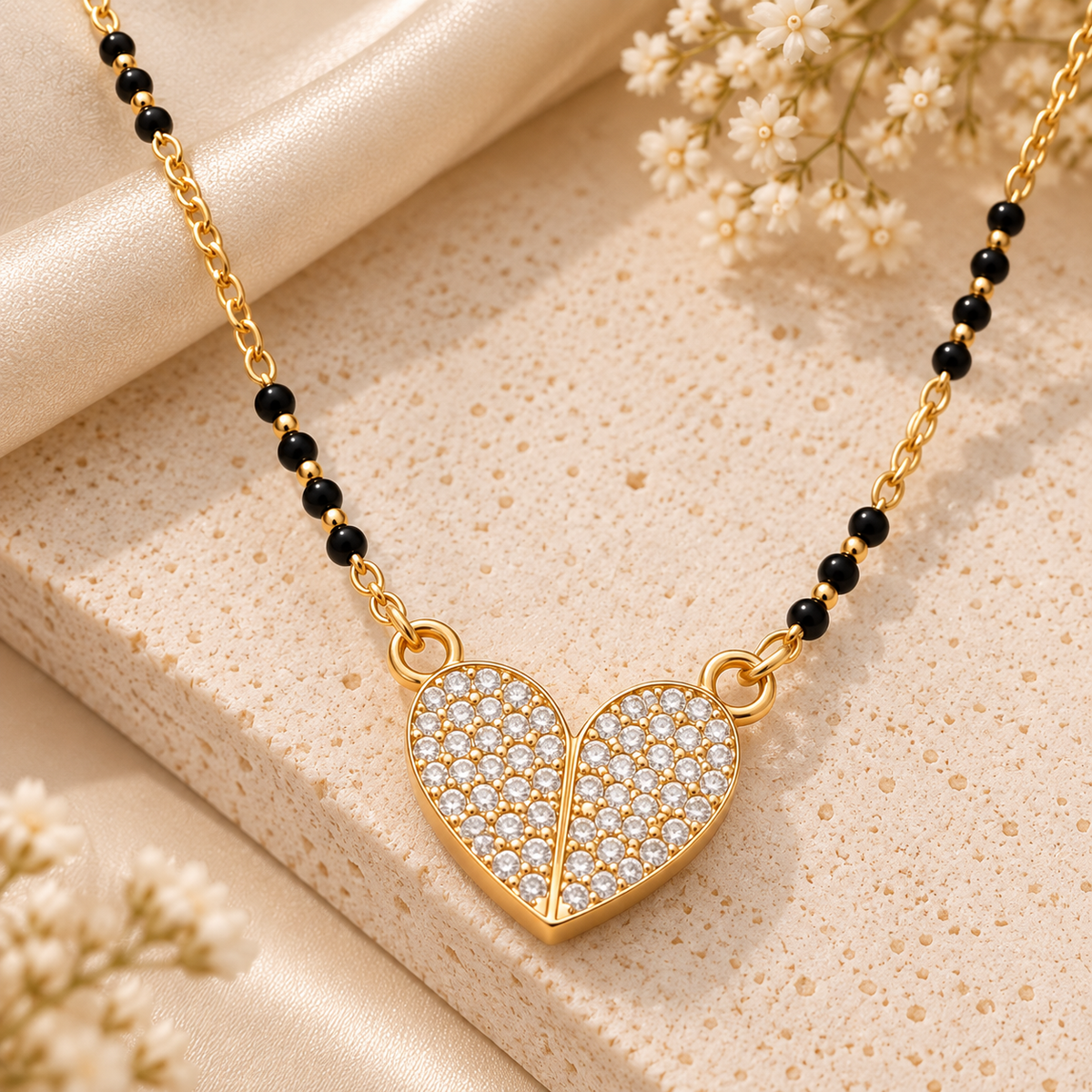 Aurelia Heart Mangalsutra