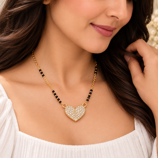 Aurelia Heart Mangalsutra