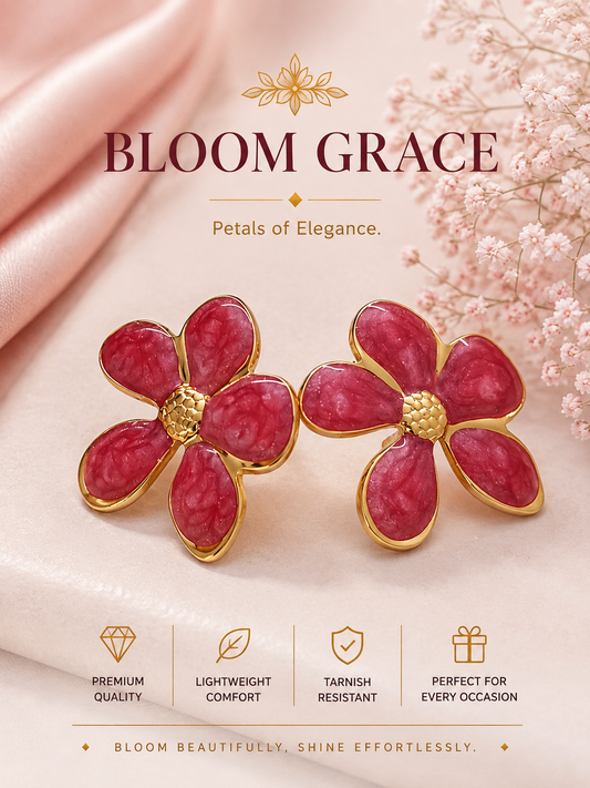 Bloom Grace Floral Earrings