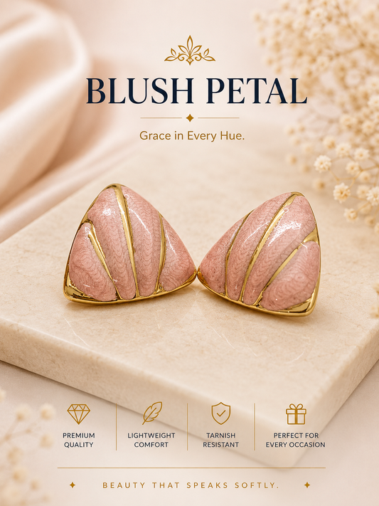 Blush Petal Earrings