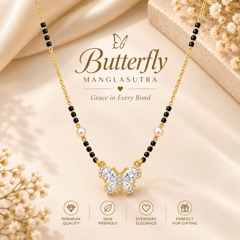 Butterfly Mangalsutra
