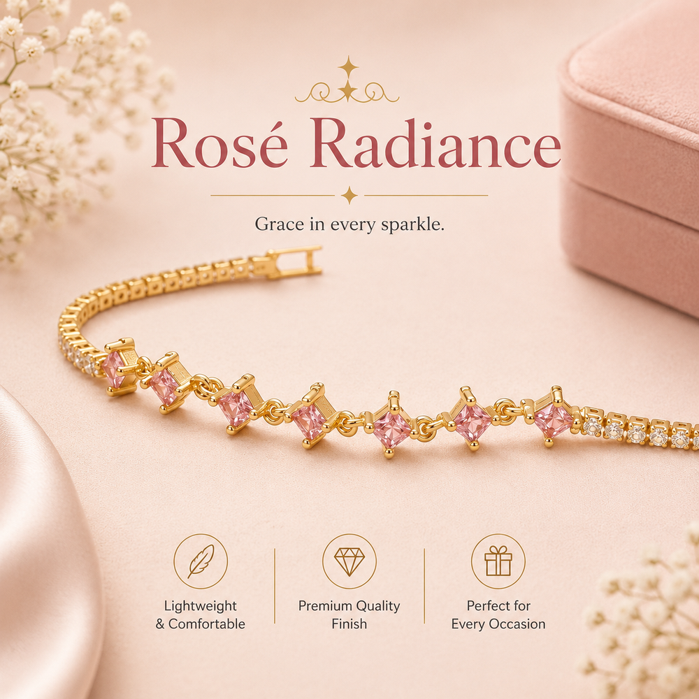 Red Radiance Chain Bracelet