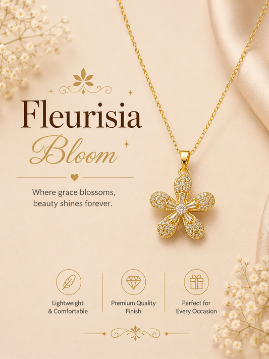 Fleurisia Bloom Pendant Necklace