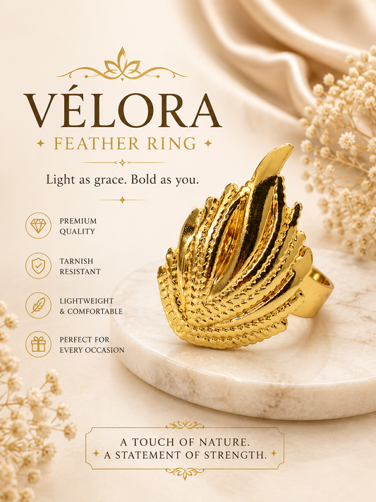 Velora - Feather Ring