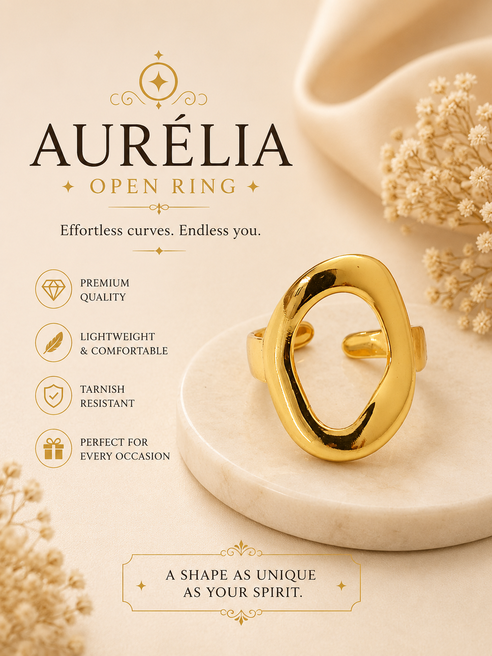 Aurelia - Open Ring