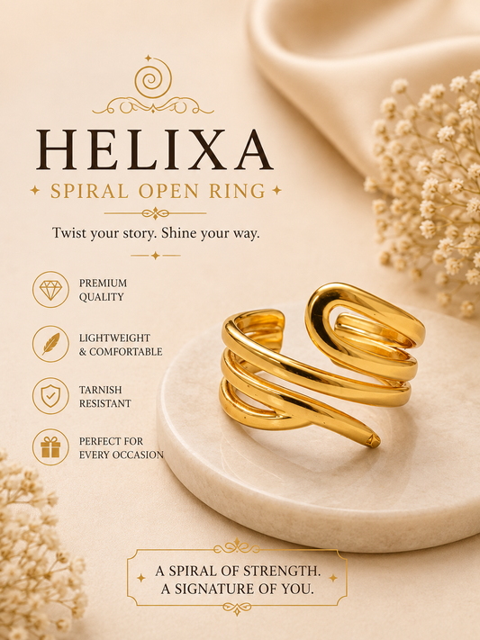 Helixa - Spiral Open Ring