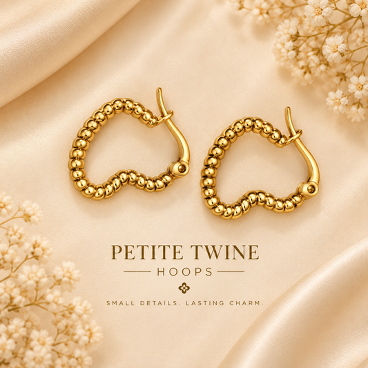 Petite Twine Hoops