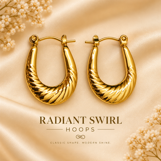 Radiant Swirl Hoops