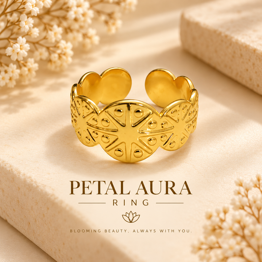 Petal Aura Open Ring