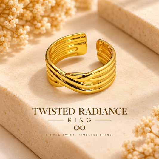 Twisted Radiance Ring
