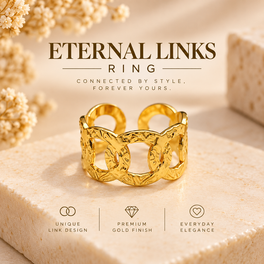 Chained Grace Ring