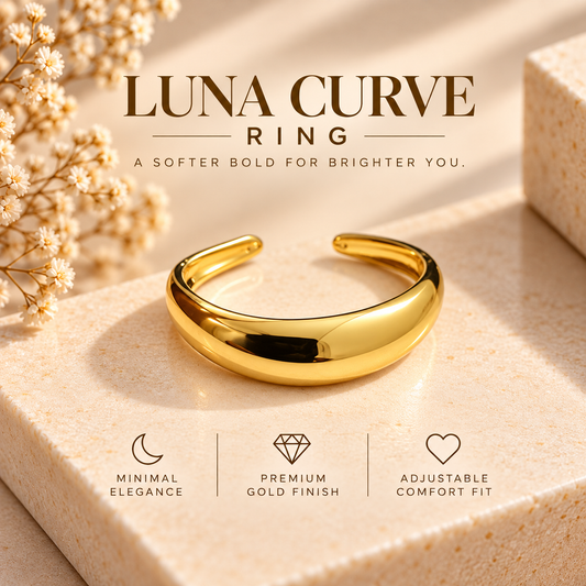 Luna Curve Ring
