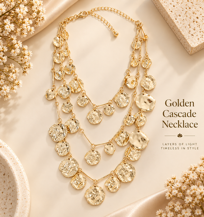 Golden Cascade Necklace