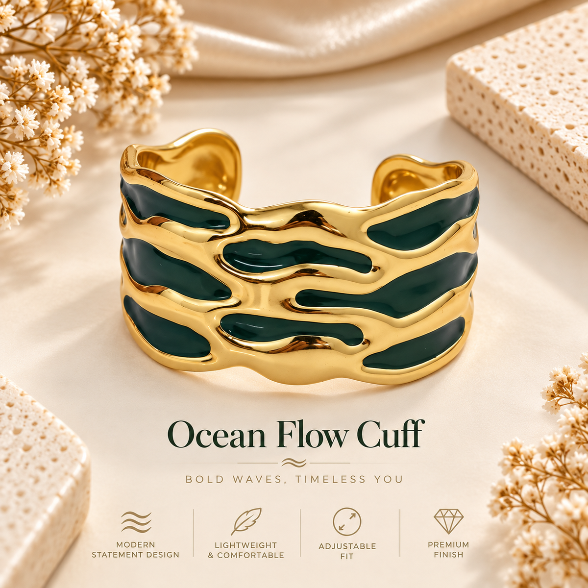 Ocean Flow Cuff