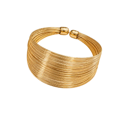 Golden Harmony Cuff