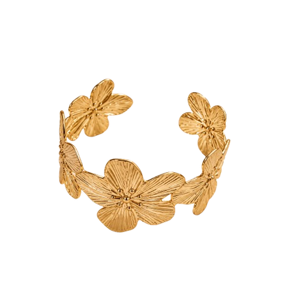 Blossom Grace Gold Cuff