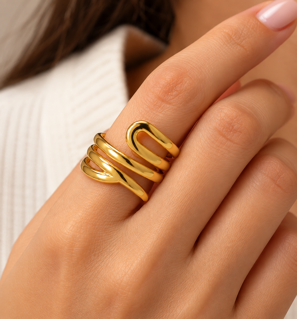 Helixa - Spiral Open Ring