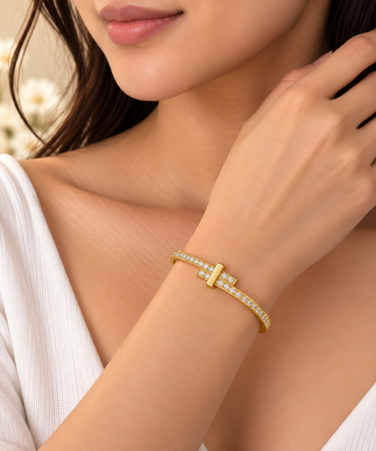 Lumina Cross Bangle