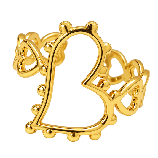 Amore Heart Open Ring