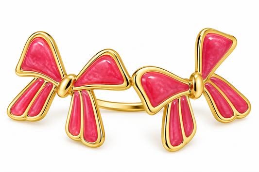 Blush Bows Earrings
