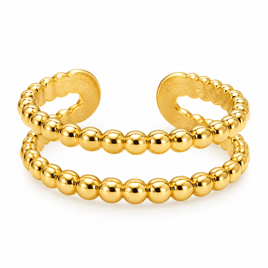 Mirabelle - Beaded Open Ring