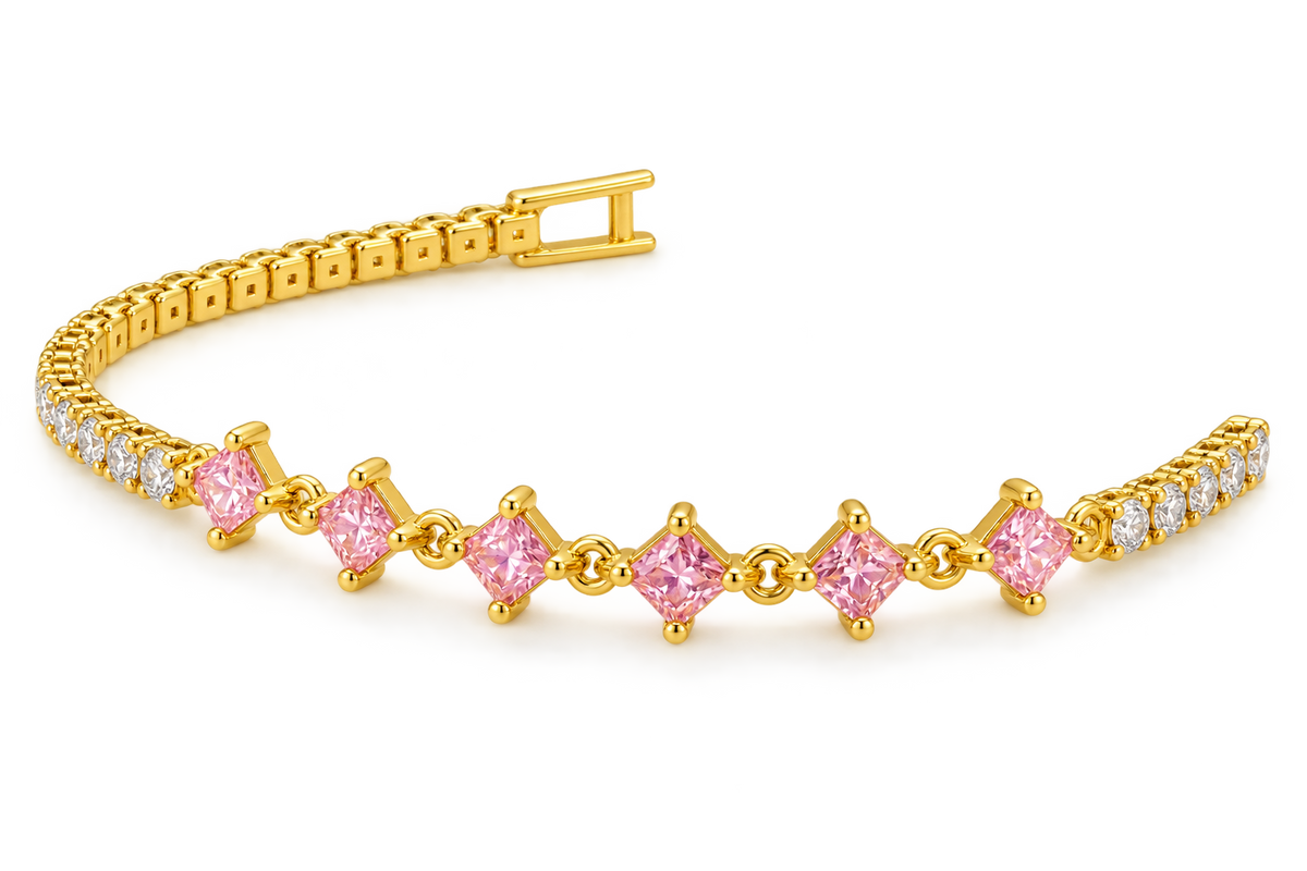Red Radiance Chain Bracelet