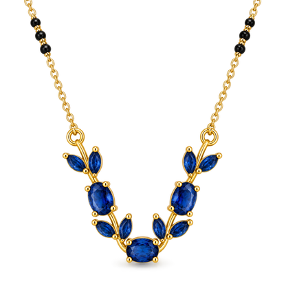 Sapphire Vine Necklace