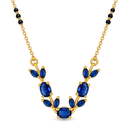 Sapphire Vine Necklace