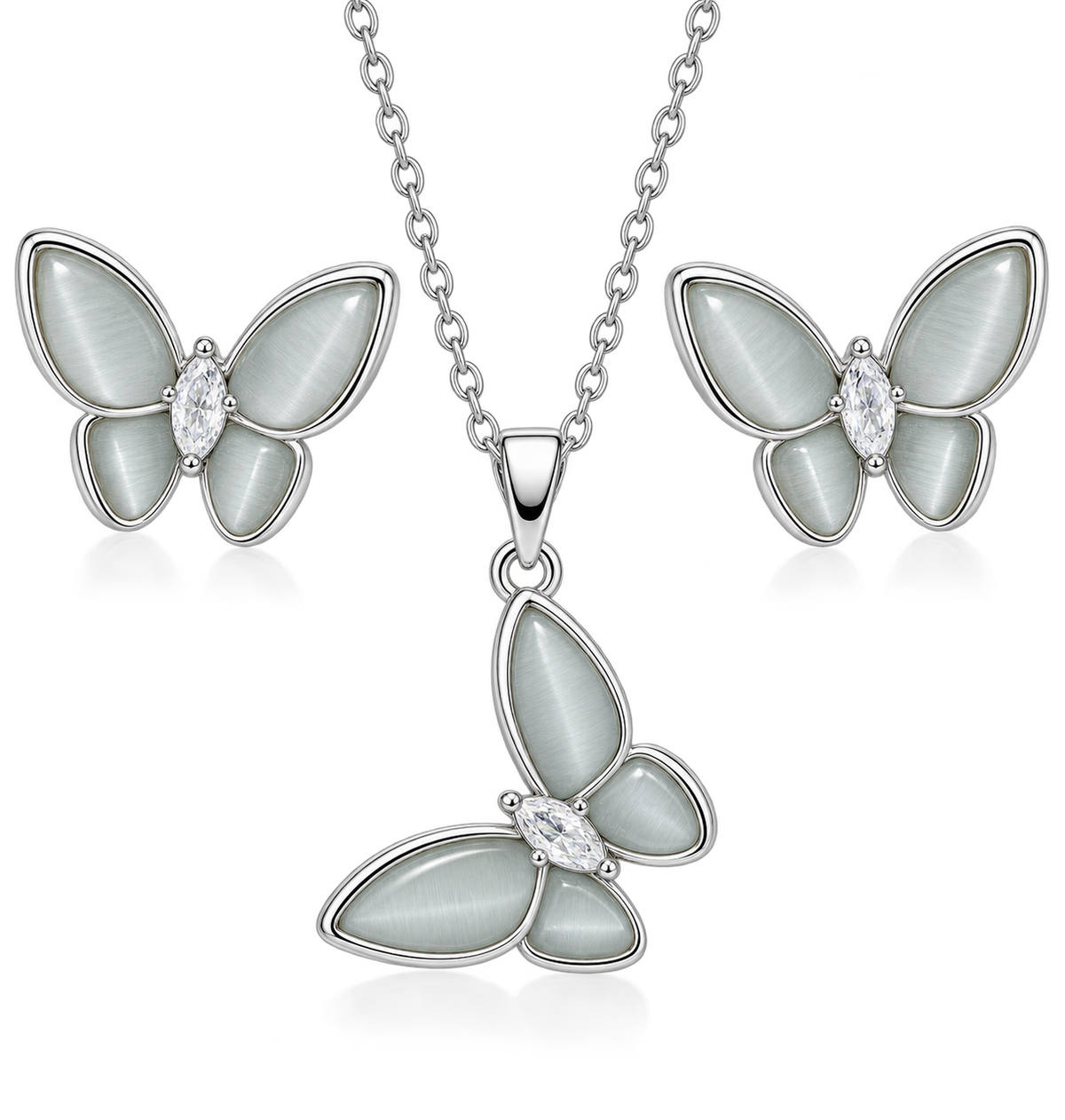 Whisper Wings Necklace Set