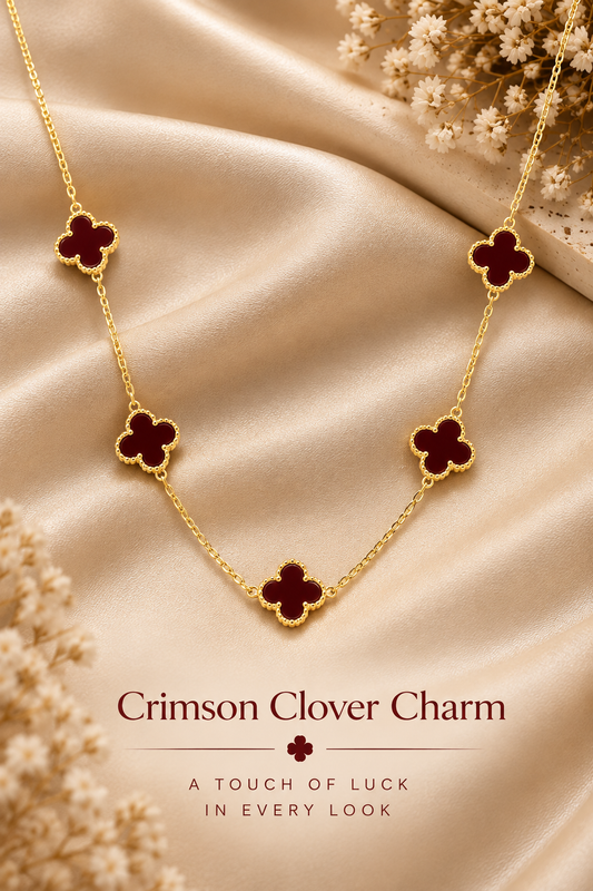 Crimson Clover Charm