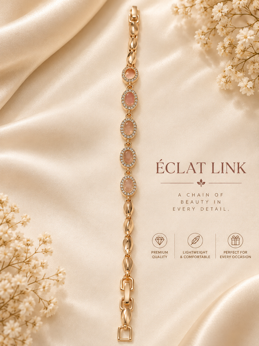 Éclat Link Rose Bracelet