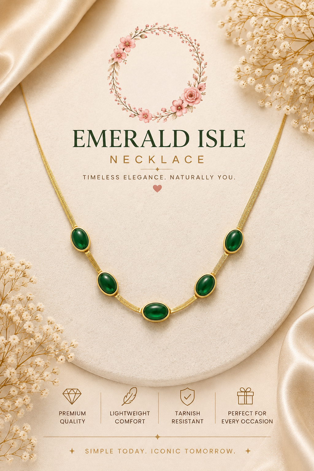 Emerald Isle Necklace (Green)