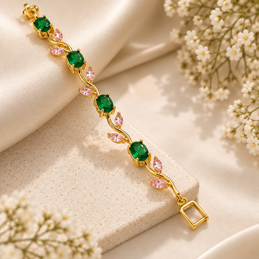 Emerald Blush Bracelet