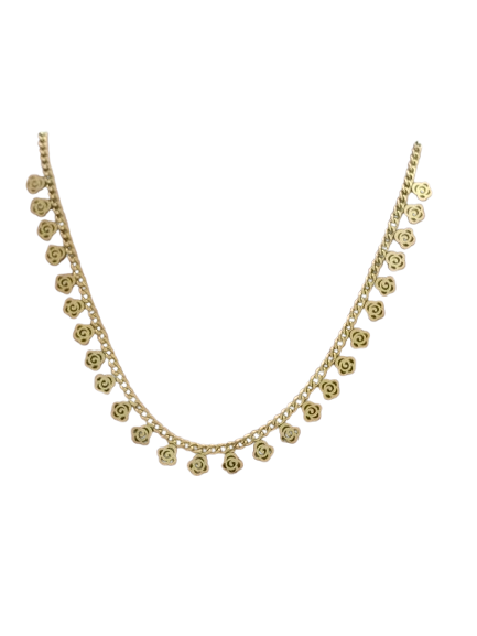 Golden Bloom Link Necklace