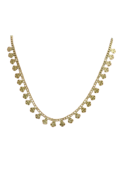 Golden Bloom Link Necklace
