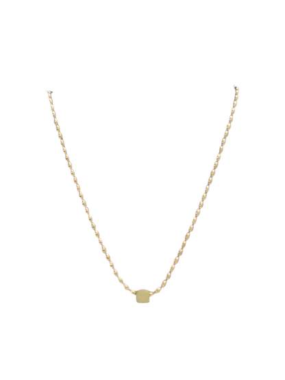 Golden Dot Charm Necklace