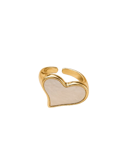 Ivory Heart Ring